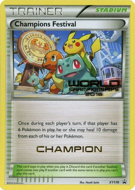 Champions Festival (XY176) (2016 Champion) [XY: Black Star Promos] | Good Games Modbury