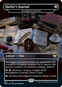 Harkers Journal Investigators Journal 345/277 (Innistrad: Crimson Vow)  | Good Games Modbury