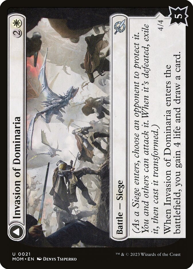 Invasion of Dominaria // Serra Faithkeeper 21/291 (March of the Machine)  | Good Games Modbury