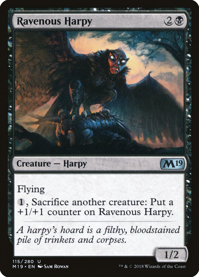 Ravenous Harpy [Core Set 2019] | Good Games Modbury