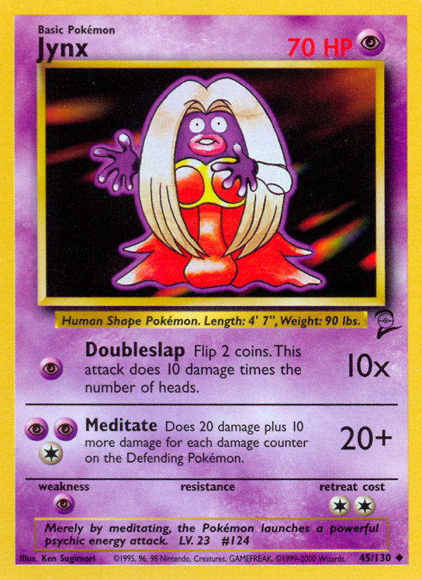 Jynx (45/130) [Base Set 2] | Good Games Modbury