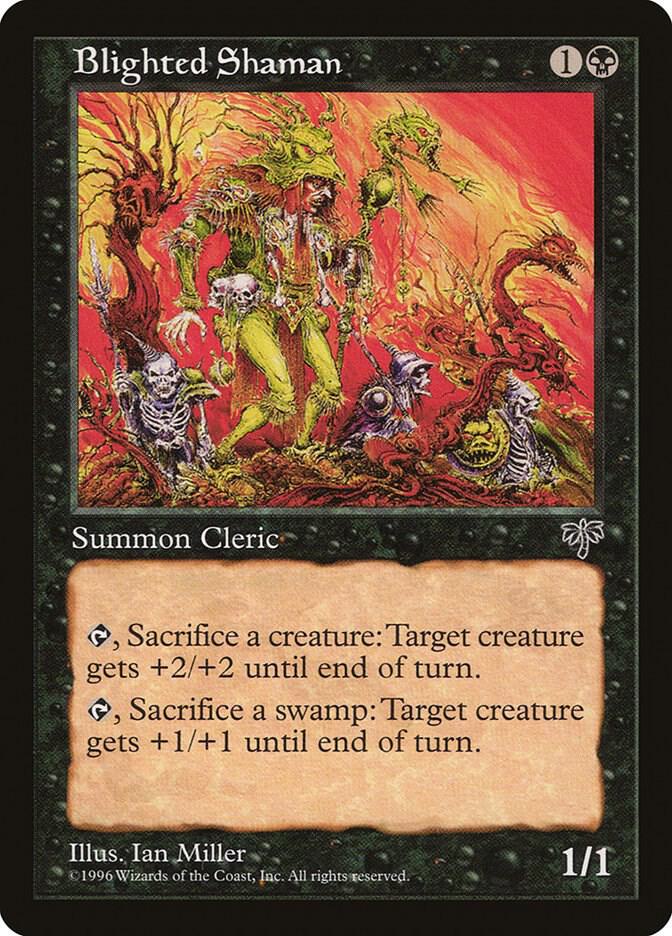 Blighted Shaman 107/350 (Mirage)  | Good Games Modbury