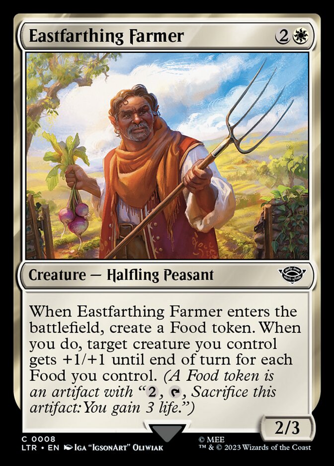 Eastfarthing Farmer 8 (Universes Beyond: The Lord of the Rings: Tales of Middle-earth)  - Foil | Good Games Modbury