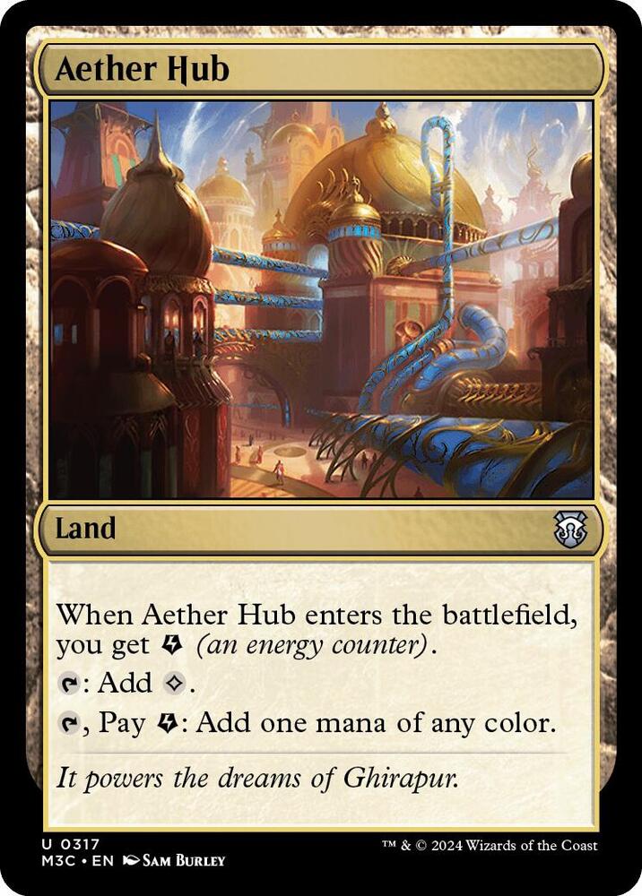 Aether Hub 317/411 (Commander: Modern Horizons 3)  - Ripple Foil | Good Games Modbury