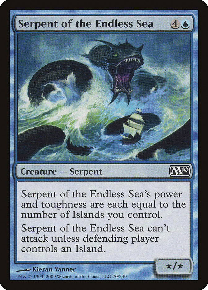 Serpent of the Endless Sea 70/249 (Magic 2010 (M10))  - Foil | Good Games Modbury