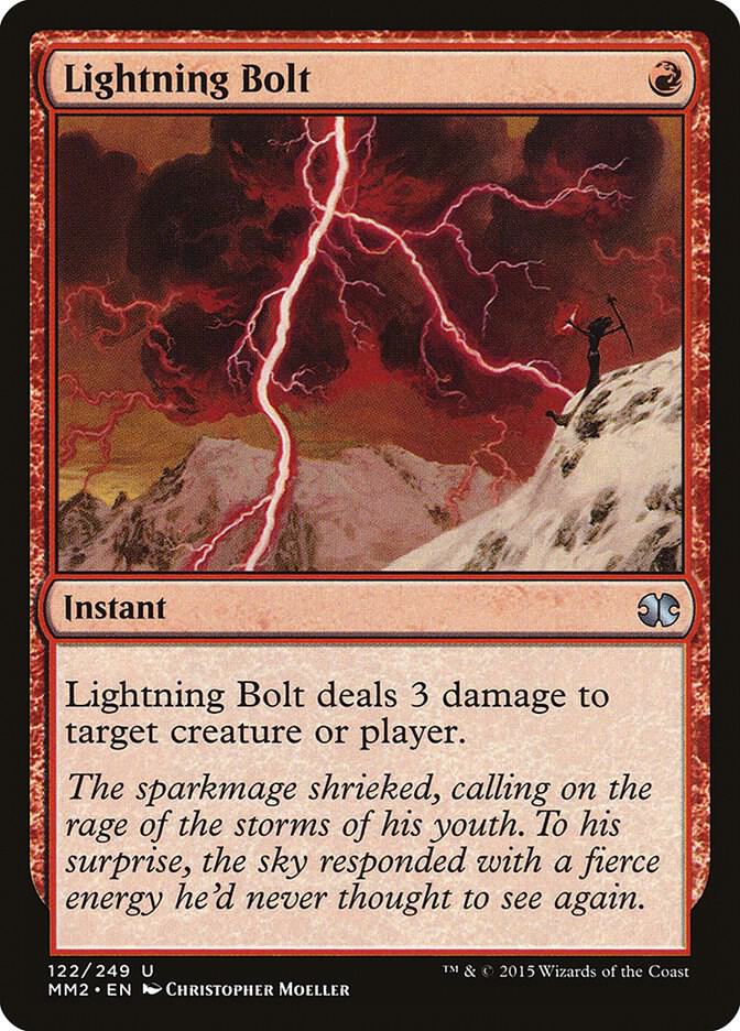 Lightning Bolt 122/249 (Modern Masters 2015)  | Good Games Modbury
