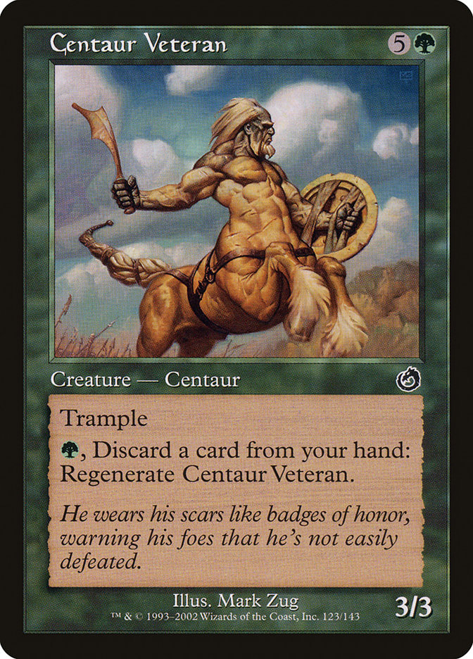 Centaur Veteran 123/143 (Torment)  - Foil | Good Games Modbury