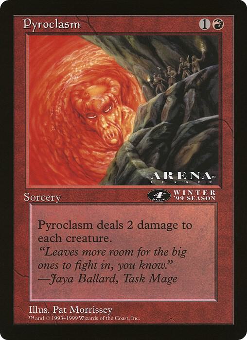 Pyroclasm 4th Place Arena League  (Oversize Cards)  | Good Games Modbury
