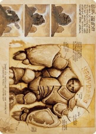 Precursor Golem Art Card 72 (Art Series: The Brothers' War)  | Good Games Modbury
