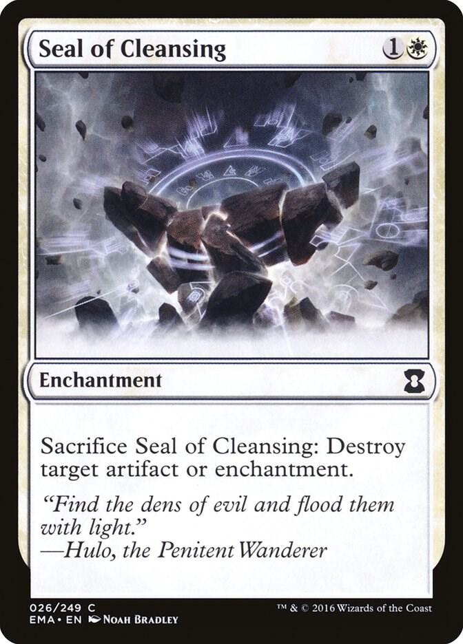 Seal of Cleansing 26/249 (Eternal Masters)  | Good Games Modbury