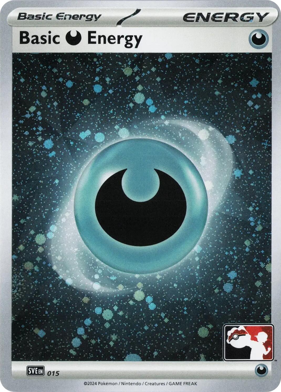 Basic Darkness Energy (015) (Cosmos Holo) [Prize Pack Series Seven] | Good Games Modbury