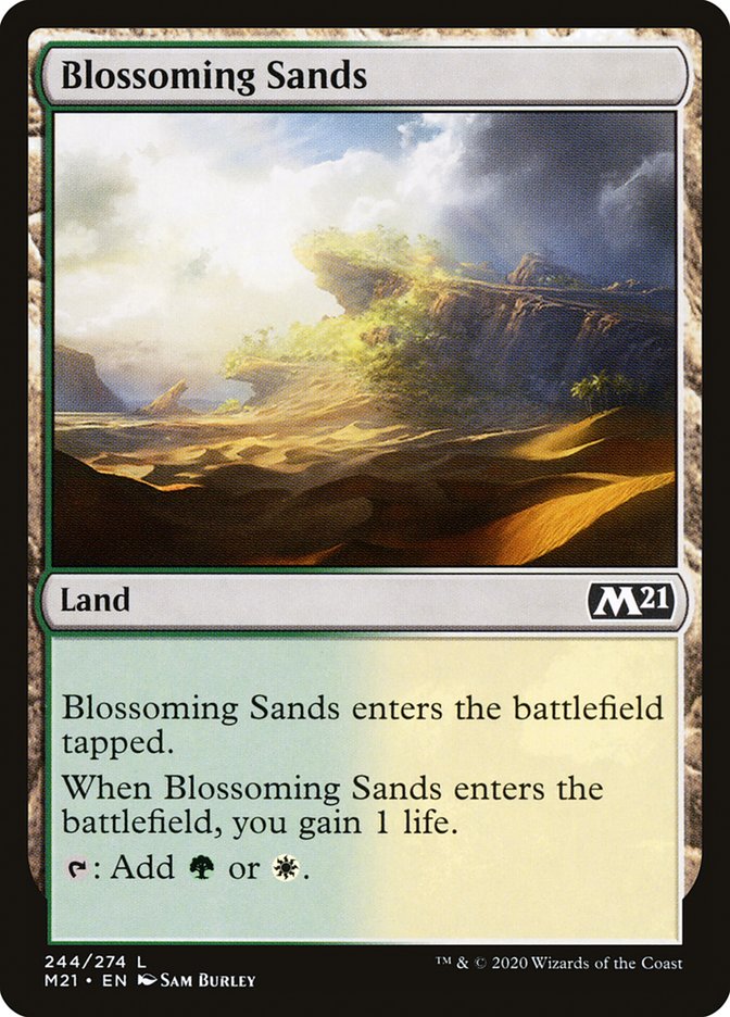 Blossoming Sands [Core Set 2021] | Good Games Modbury