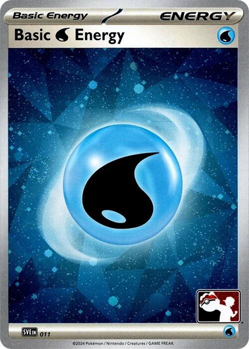 Basic Water Energy (011) (Cosmos Holo) [Prize Pack Series Seven] | Good Games Modbury