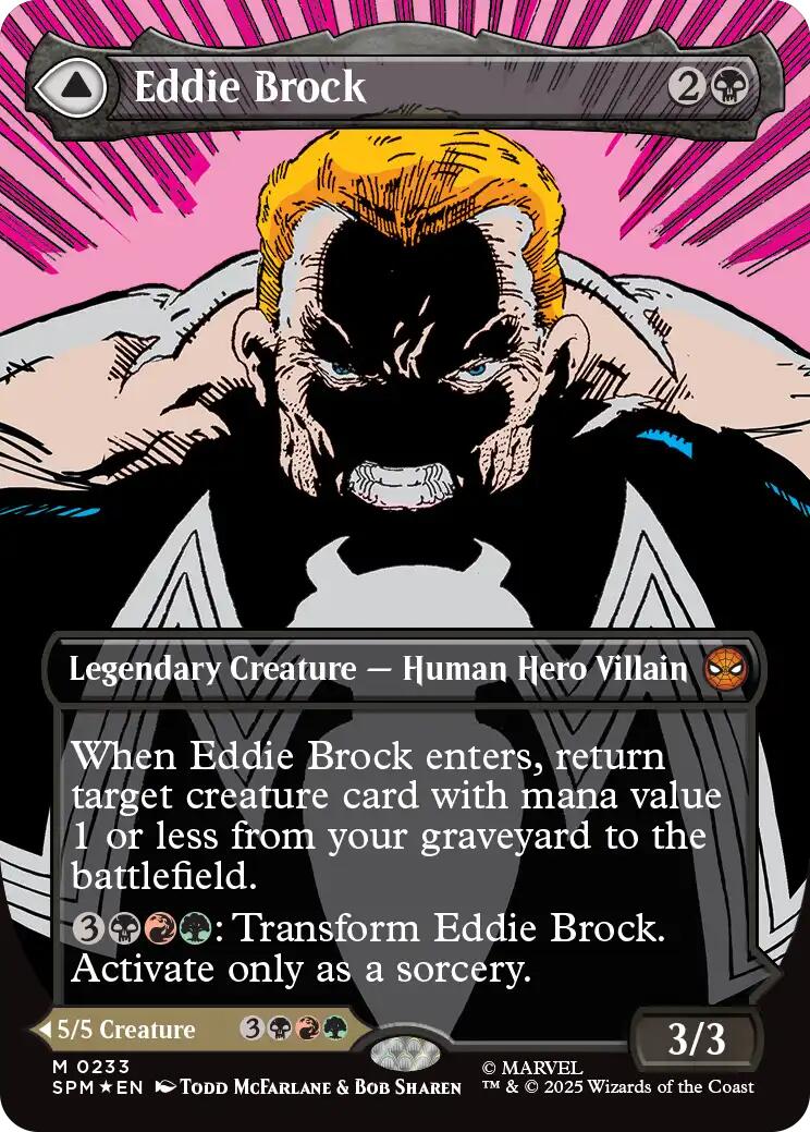 Eddie Brock (0233) (Borderless) [Marvel's Spider-Man] | Good Games Modbury