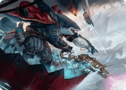 Captain Howler Sea Scourge Art Card 16 54 16 (Art Series: Aetherdrift)  | Good Games Modbury