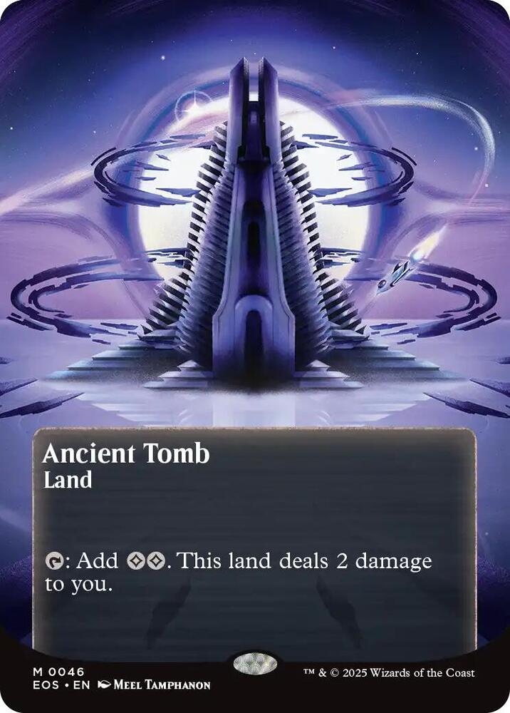 Ancient Tomb  46/45 (Edge of Eternities: Stellar Sights)  - Borderless Foil | Good Games Modbury