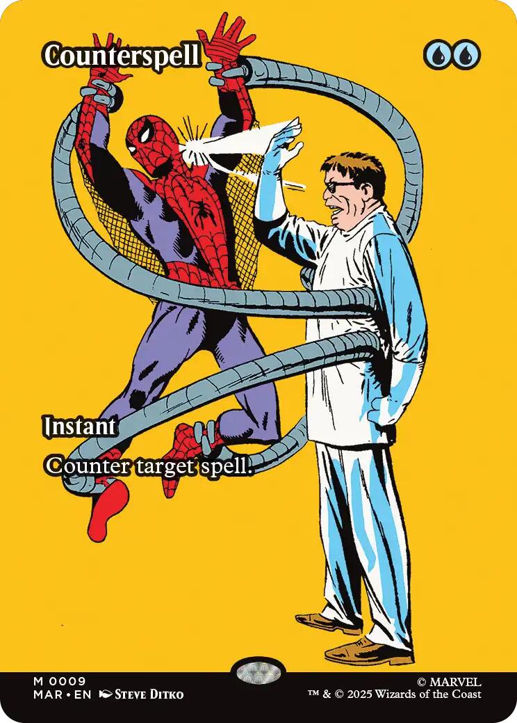 Counterspell (Borderless) [Marvel's Spider-Man: Eternal-Legal] | Good Games Modbury