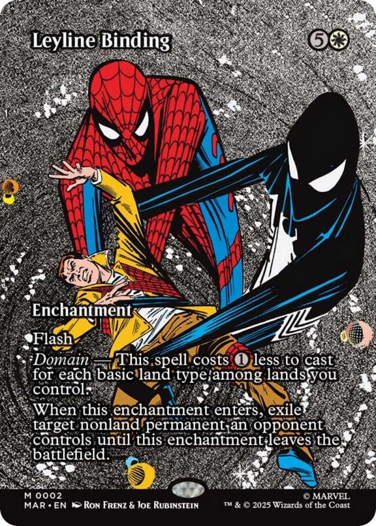 Leyline Binding (Borderless) [Marvel's Spider-Man: Eternal-Legal] | Good Games Modbury