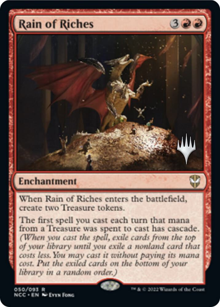 Rain of Riches 50 (Promo Pack: Streets of New Capenna)  - Foil | Good Games Modbury