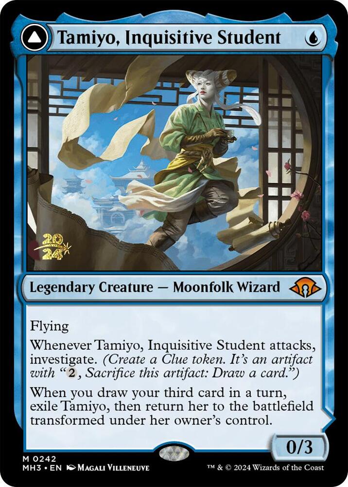 Tamiyo Inquisitive Student 242s/90 (Prerelease Cards)  - Foil | Good Games Modbury