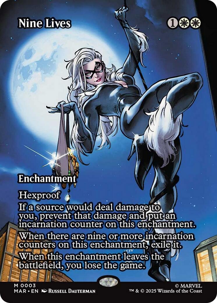 Nine Lives (Borderless) [Marvel's Spider-Man: Eternal-Legal] | Good Games Modbury