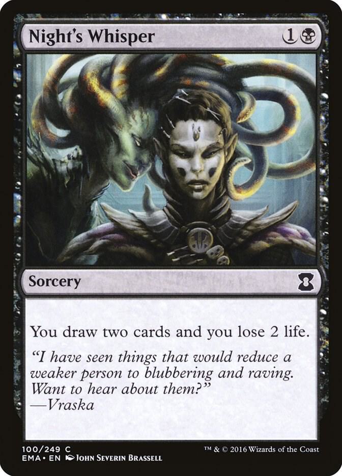 Night's Whisper 100/249 (Eternal Masters)  - Foil | Good Games Modbury