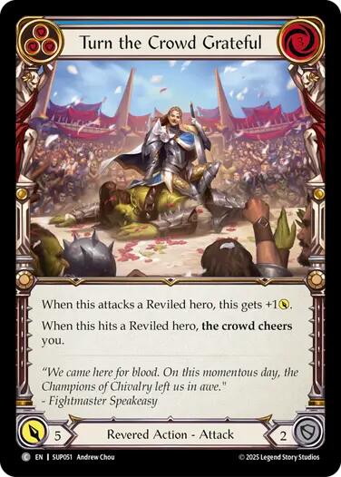 Turn the Crowd Grateful (Blue) [SUP051] (Super Slam) | Good Games Modbury