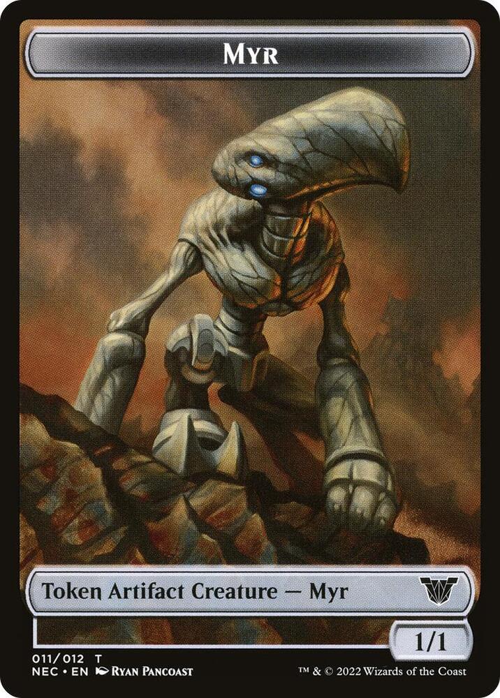 Myr Pilot Double Sided Token 11 // 1 (Commander: Kamigawa: Neon Dynasty)  | Good Games Modbury