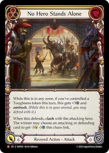 No Hero Stands Alone [SUP020] (Super Slam)  Rainbow Foil | Good Games Modbury