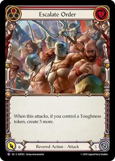 Escalate Order [SUP022] (Super Slam)  Rainbow Foil | Good Games Modbury