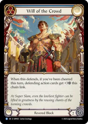 Will of the Crowd [SUP035] (Super Slam)  Rainbow Foil | Good Games Modbury