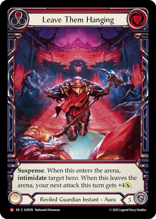 Leave Them Hanging (Extended Art) [SUP074] (Super Slam)  Cold Foil | Good Games Modbury