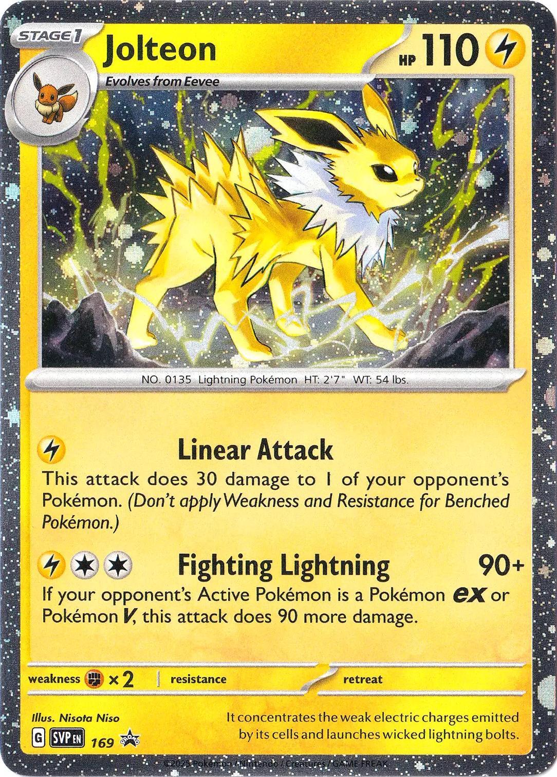 Jolteon (169) (Cosmos Holo) [Scarlet & Violet: Black Star Promos] | Good Games Modbury
