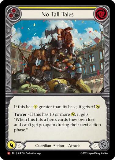 No Tall Tales [SUP170] (Super Slam)  Rainbow Foil | Good Games Modbury