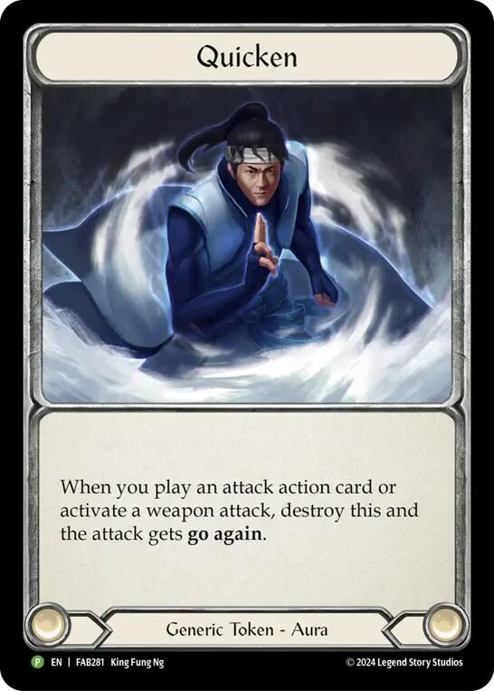 Quicken (FAB281) [FAB281] (Promo)  Cold Foil | Good Games Modbury