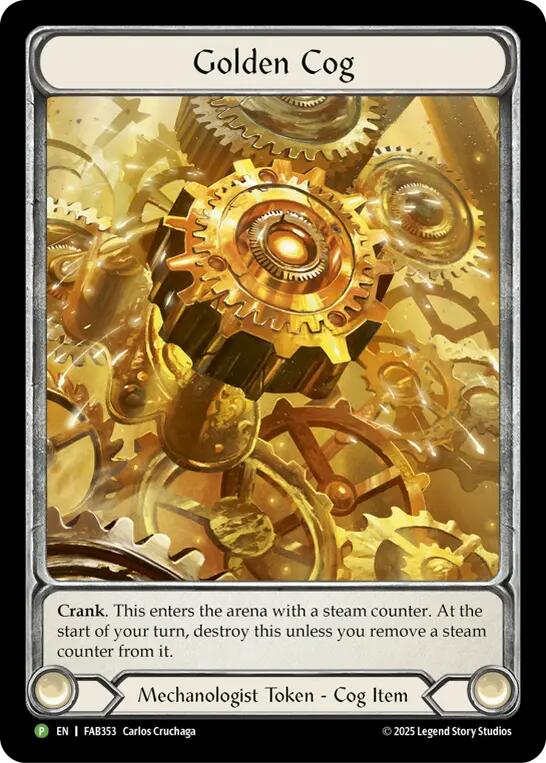 Golden Cog (FAB353) [FAB353] (Promo)  Cold Foil | Good Games Modbury