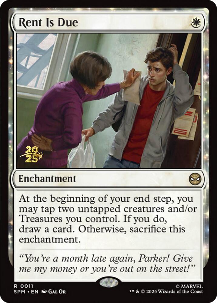 Rent Is Due [Marvel's Spider-Man Prerelease Promos] | Good Games Modbury