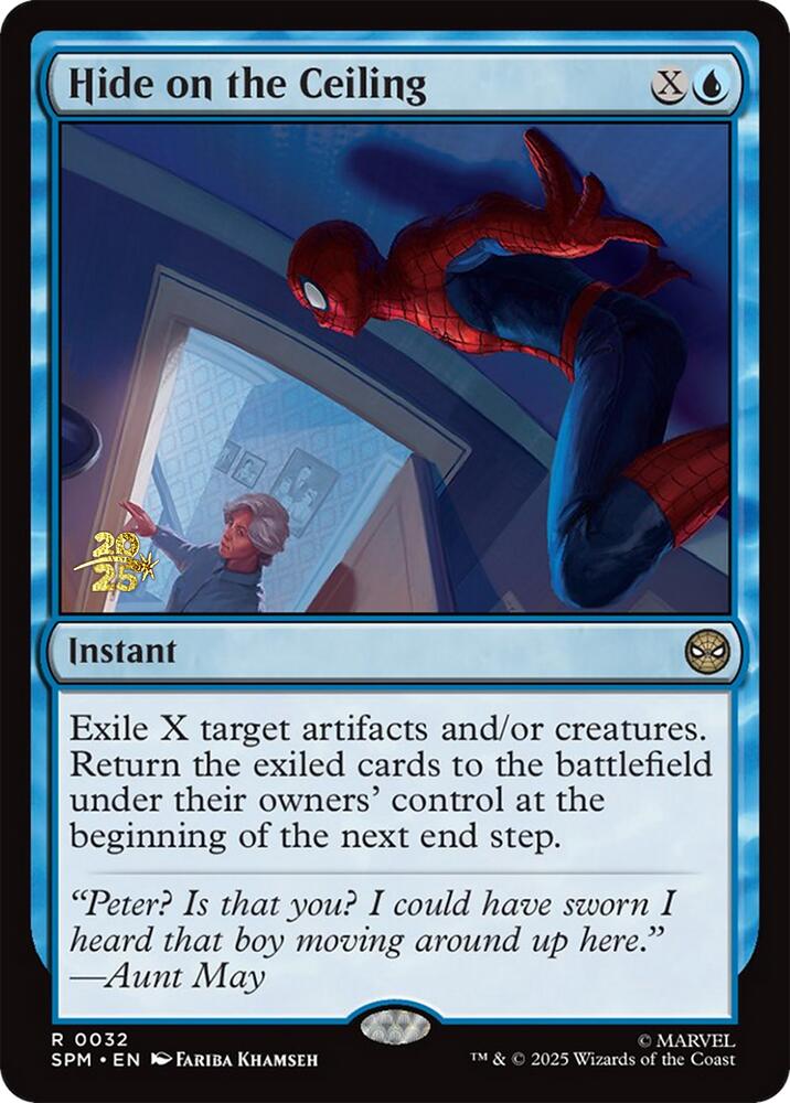 Hide on the Ceiling [Marvel's Spider-Man Prerelease Promos] | Good Games Modbury