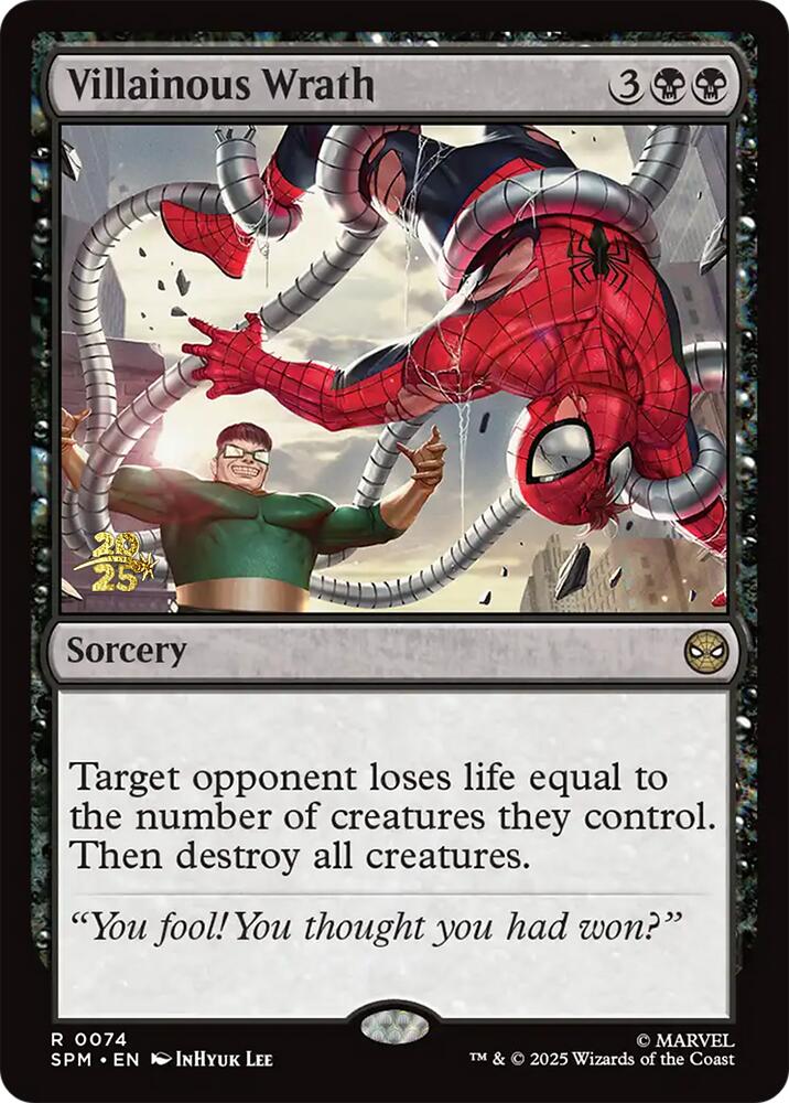 Villainous Wrath [Marvel's Spider-Man Prerelease Promos] | Good Games Modbury