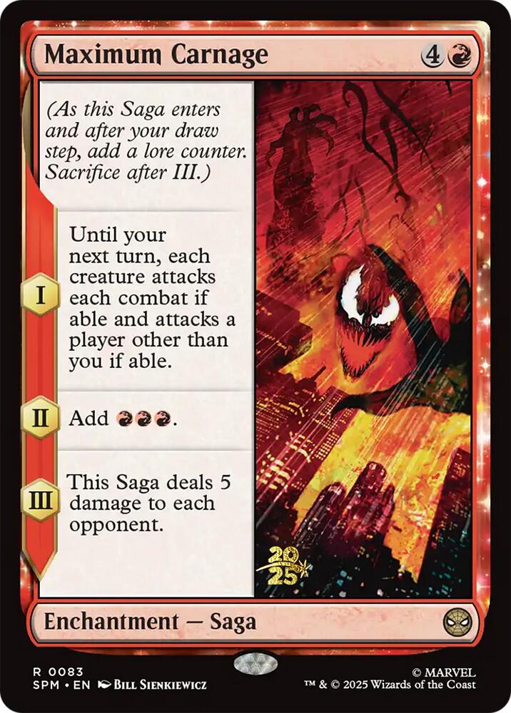 Maximum Carnage [Marvel's Spider-Man Prerelease Promos] | Good Games Modbury