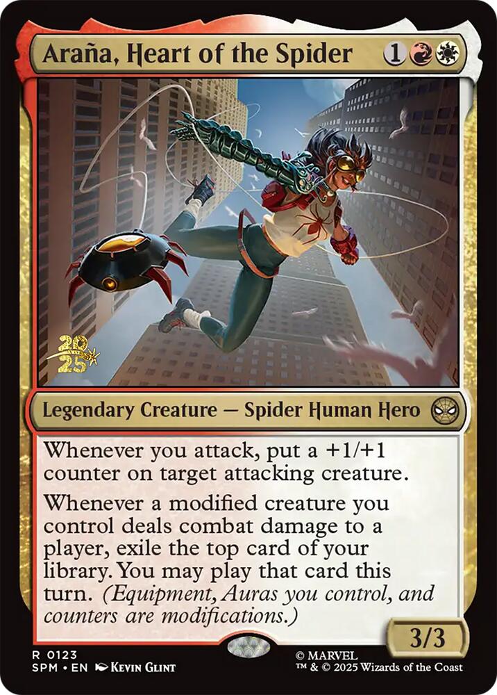 Arana, Heart of the Spider [Marvel's Spider-Man Prerelease Promos] | Good Games Modbury