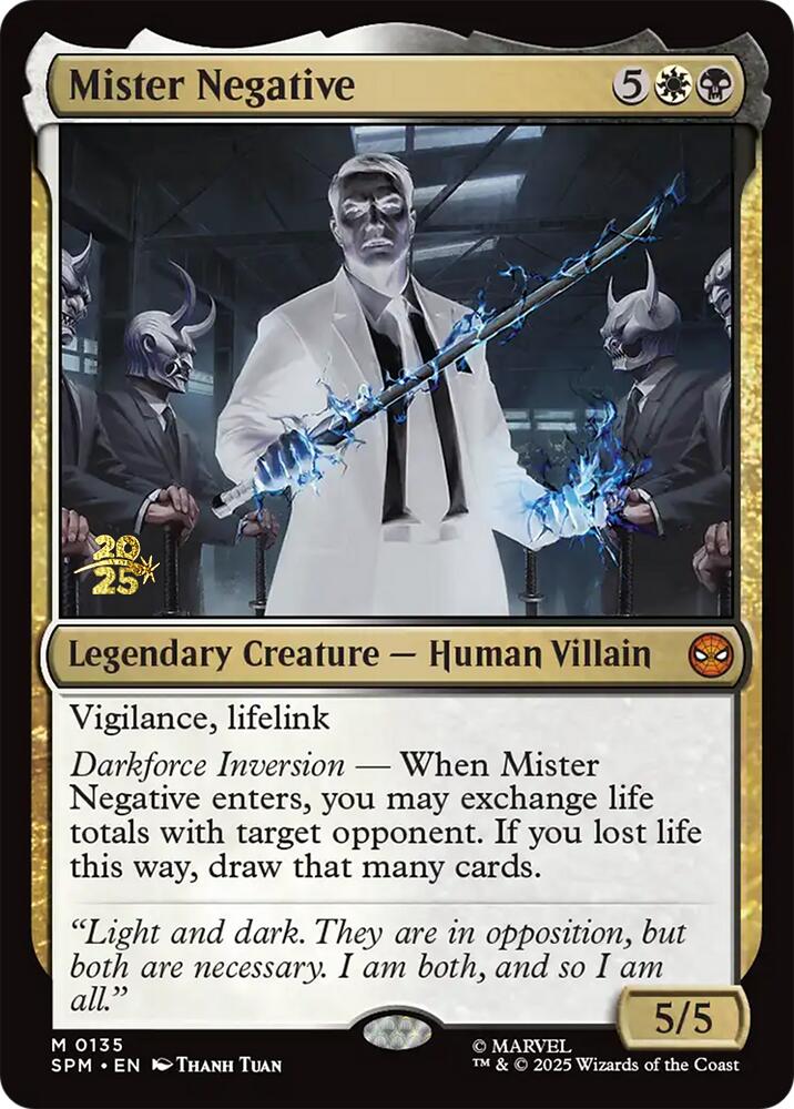 Mister Negative [Marvel's Spider-Man Prerelease Promos] | Good Games Modbury