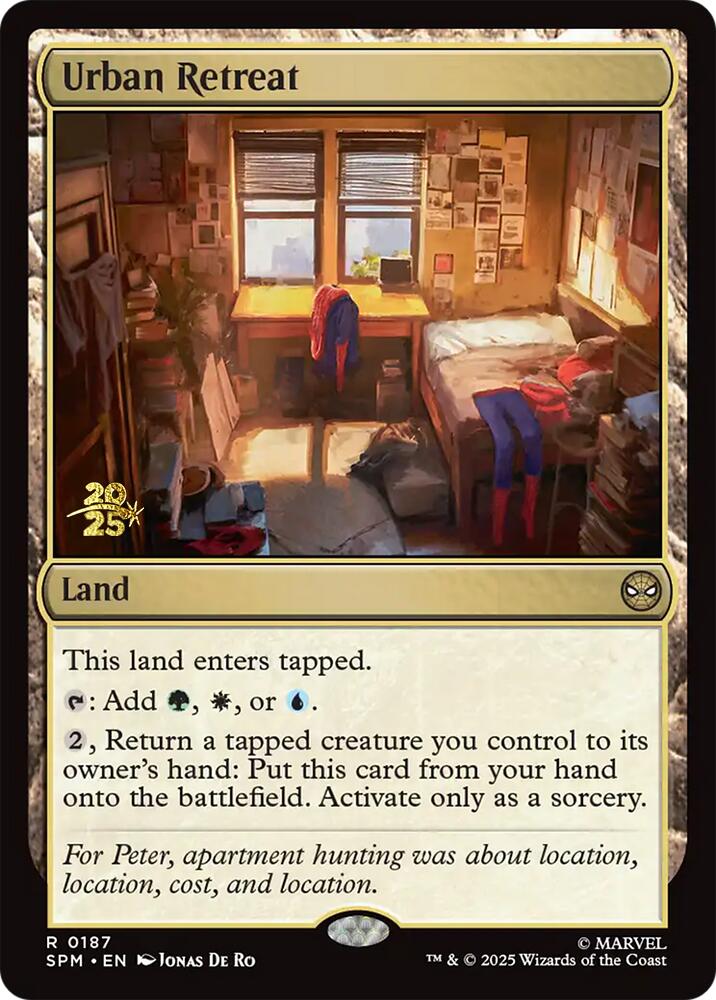 Urban Retreat [Marvel's Spider-Man Prerelease Promos] | Good Games Modbury