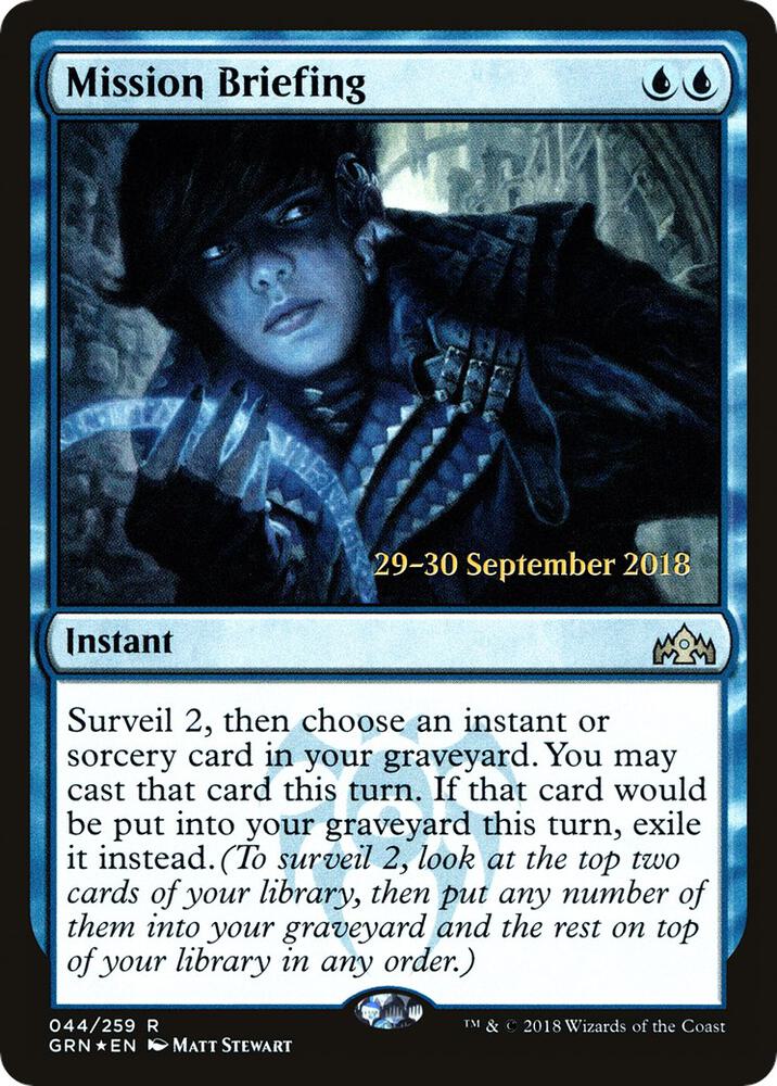 Mission Briefing 44s/84 (Prerelease Cards)  - Foil | Good Games Modbury
