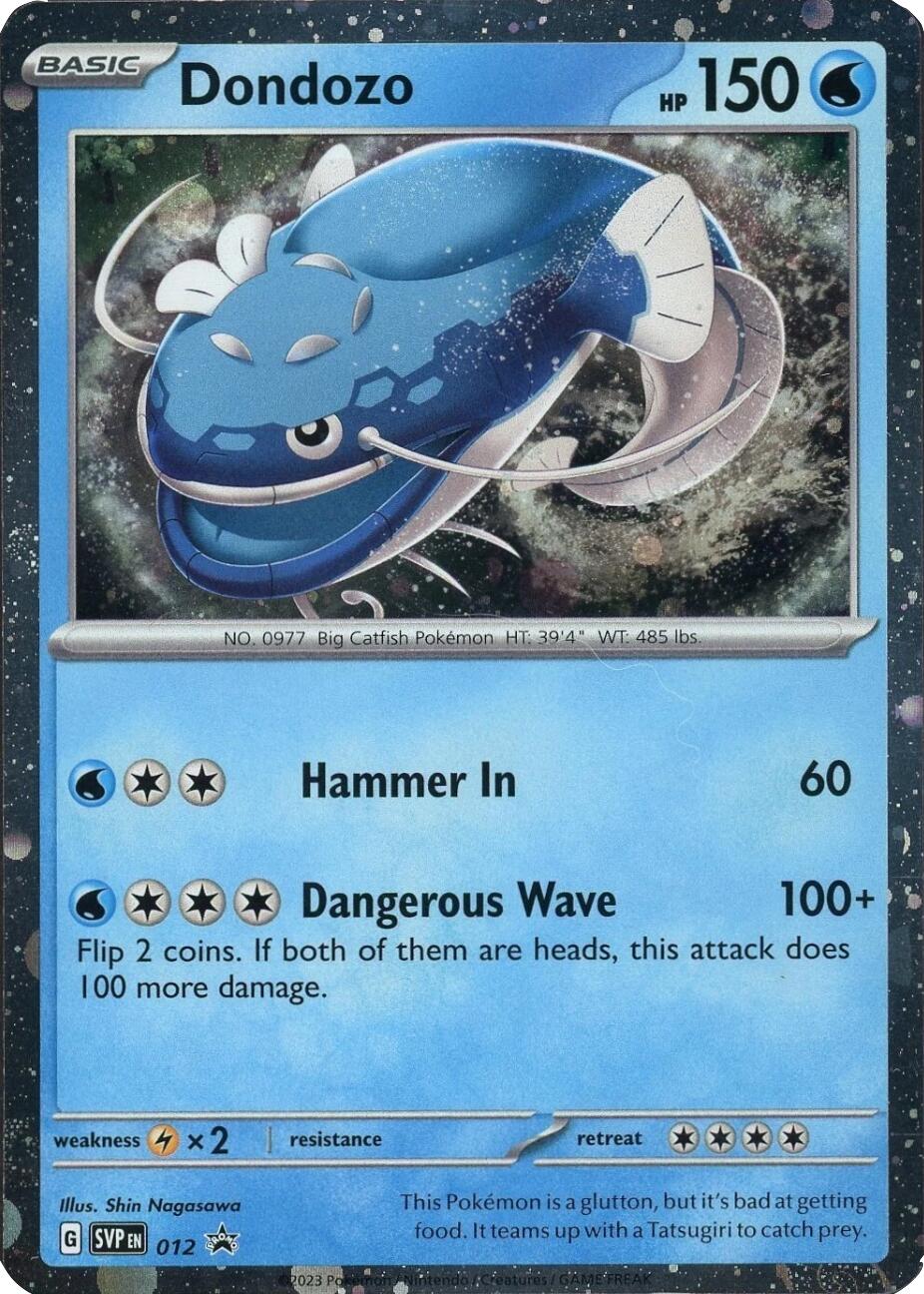 Dondozo (012) (Cosmos Holo) [Scarlet & Violet: Black Star Promos] | Good Games Modbury