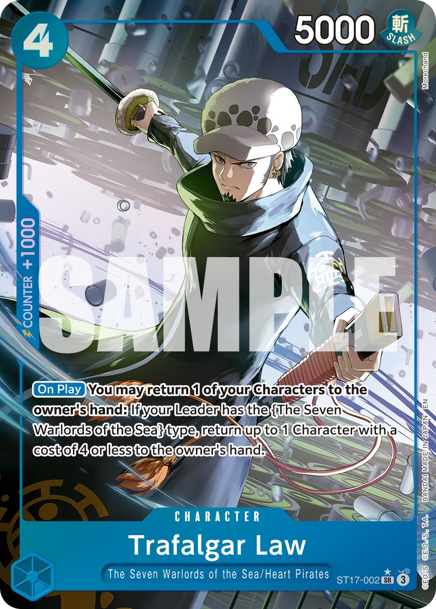 Trafalgar Law (ST17-002) (Alternate Art) [Premium Booster -The Best- Vol. 2] | Good Games Modbury