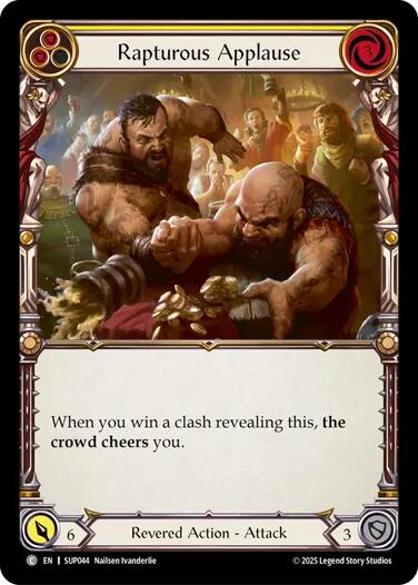 Rapturous Applause (Yellow) [SUP044] (Super Slam) | Good Games Modbury