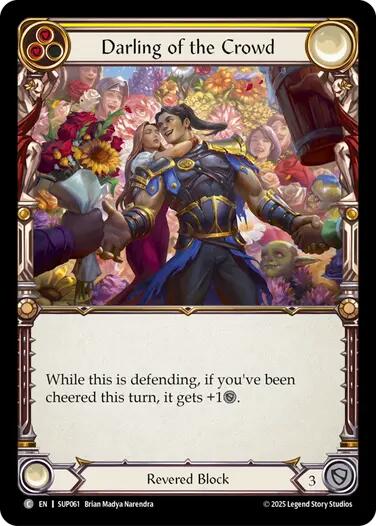 Darling of the Crowd [SUP061] (Super Slam)  Rainbow Foil | Good Games Modbury