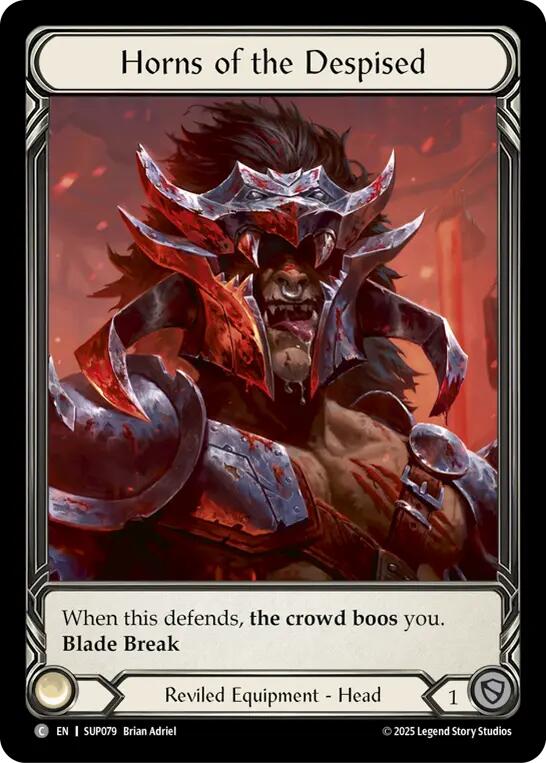 Horns of the Despised (Extended Art Cold Foil) [SUP079] (Super Slam)  Cold Foil | Good Games Modbury