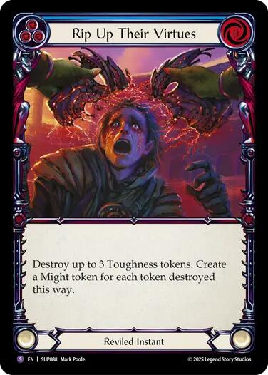 Rip Up Their Virtues [SUP088] (Super Slam)  Rainbow Foil | Good Games Modbury